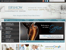 Tablet Screenshot of ershowchiropractic.com